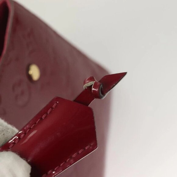 LOUIS VUITTON Vernis Montaigne BB Hand Bag 2way Rose Andian - Picture 8 of 15